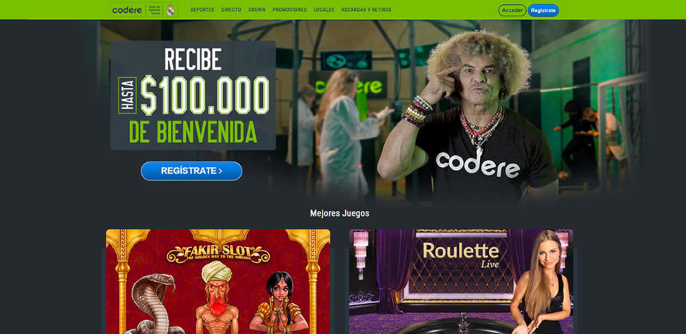 Codere Home